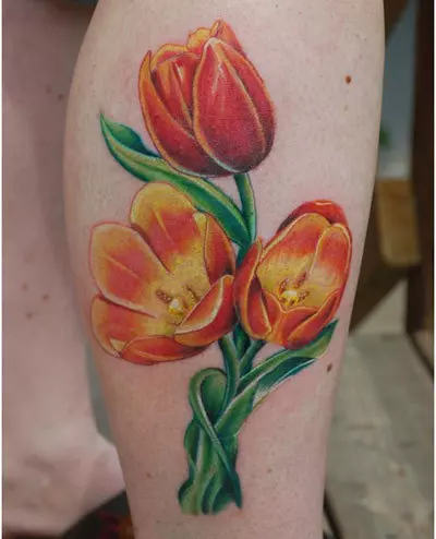 tulip tattoos designs