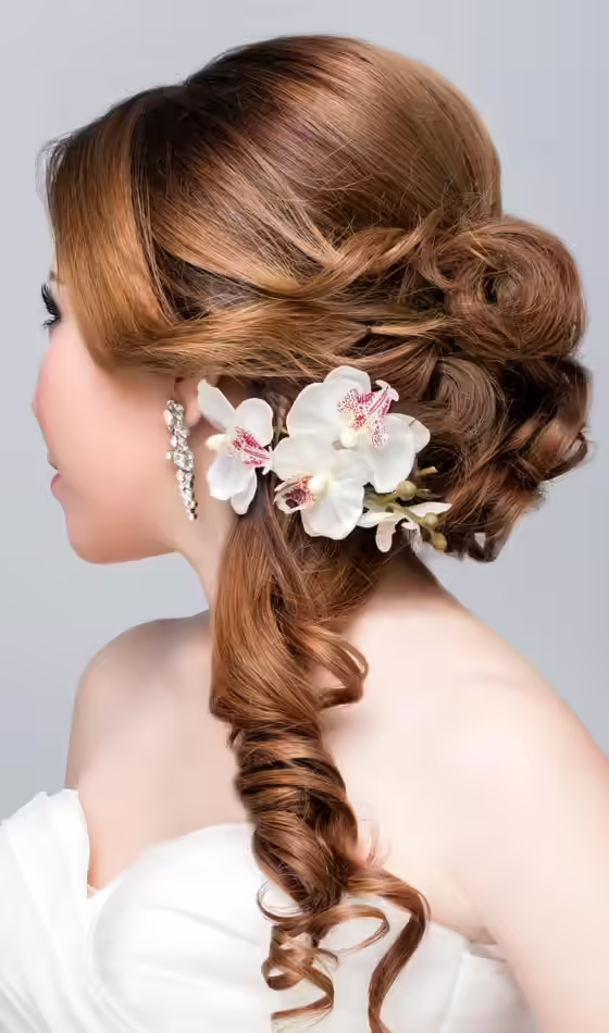 The Curls A Look, With a Twisted Bun