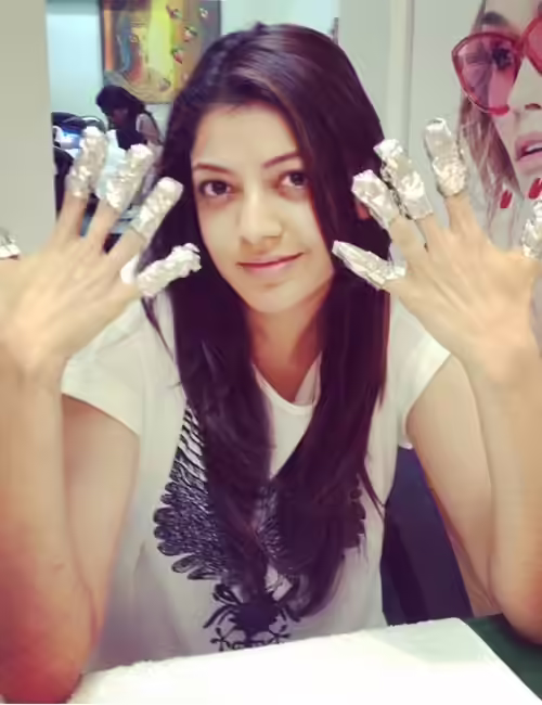 Look 11 of Kajal Agarwal without makeup Look 11 of Kajal Agarwal without makeup