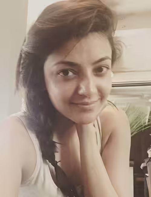 Look 4 of Kajal Agarwal without makeup Look 4 of Kajal Agarwal without makeup