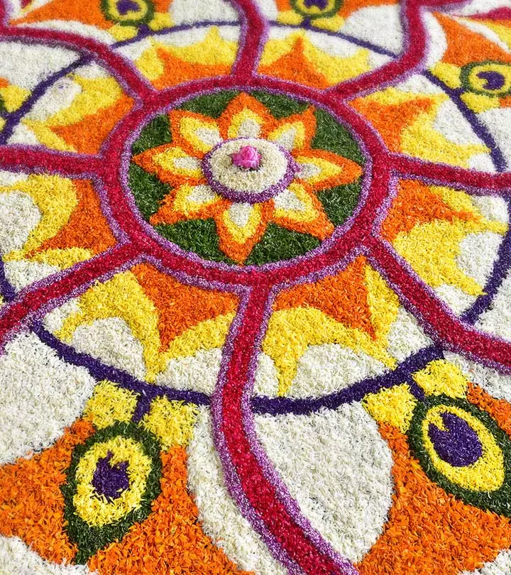 50 Best Pookalam Designs For Onam Festival