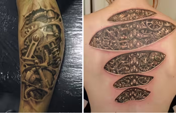 Biomechanical Tattoo Designs