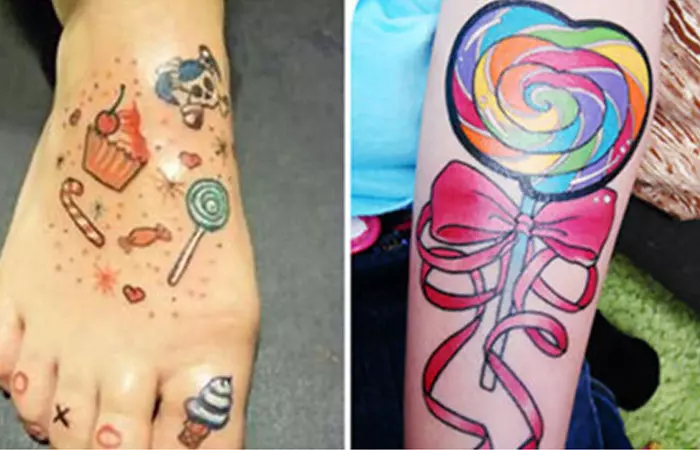 Candy Tattoo Designs