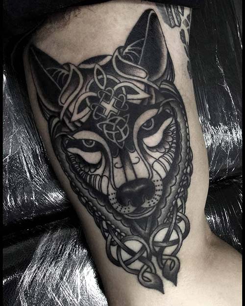 Celtic Wolf Tattoo Celtic Wolf Tattoo Design