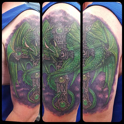 Colorful Celtic Tattoo Colorful Celtic Tattoos