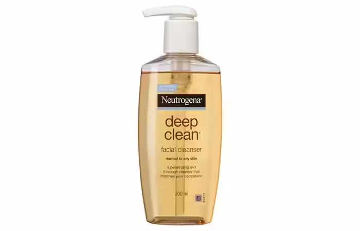 Neutrogena Deep Clean Facial Cleanser - Face Washes For Oily Skin