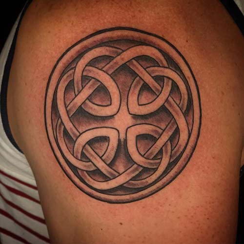 Round Celtic Tattoo Round Celtic Tattoos