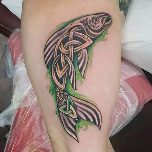 Salmon Celtic Tattoo Designs