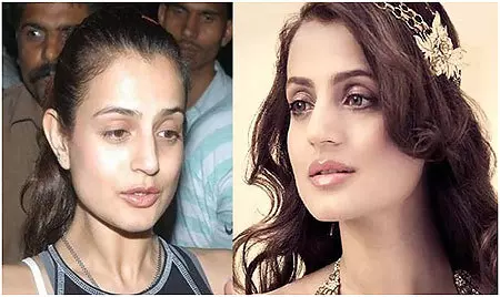 amisha patel no makeup