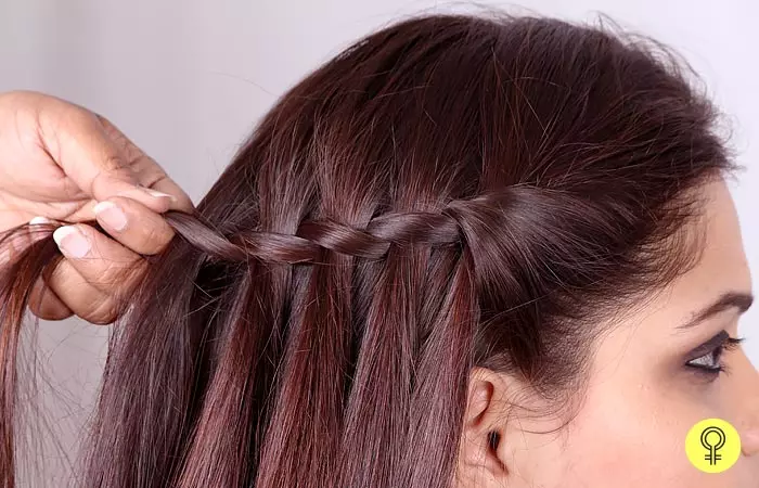 Repeat The Previous Step - Waterfall Braid