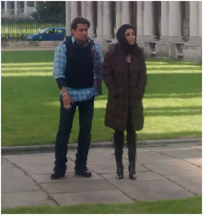 Asin without makeup during her shoot of London Dreams