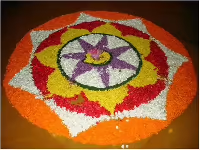 beautiful flower rangoli beautiful flower rangoli