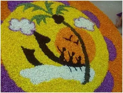 colored rangoli designs