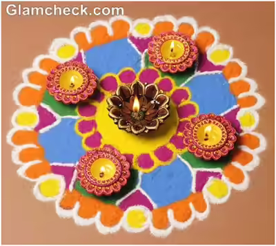 diwali design rangoli