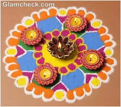 diwali design rangoli