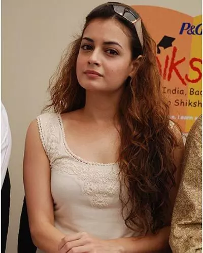 Dia Mirza without makeup at a charity event