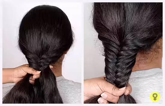 down braiding