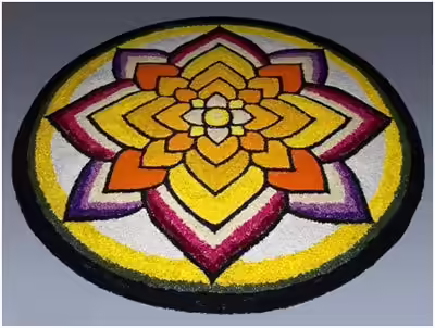 ganpati rangoli ganpati rangoli