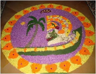 kathakali rangoli designs