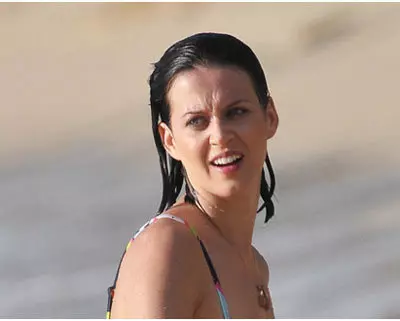 katy perry in the beach