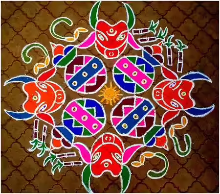 Rangoli design for sankranthi Rangoli design for sankranthi
