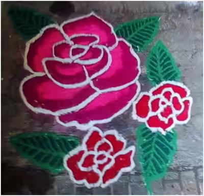 light pink rangoli designs light pink rangoli designs