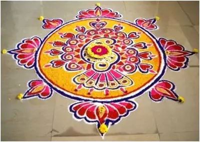 rangoli designs for diwali simple designs