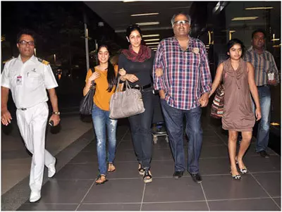 Sridevi without makeup at Mumbai International airport