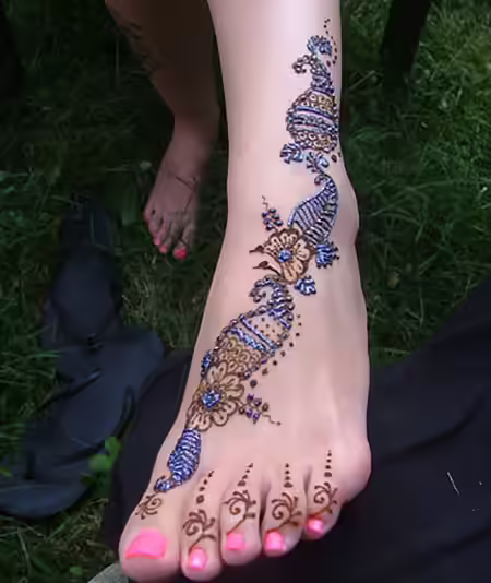 glitter mehndi designs 8 glitter mehndi designs 8