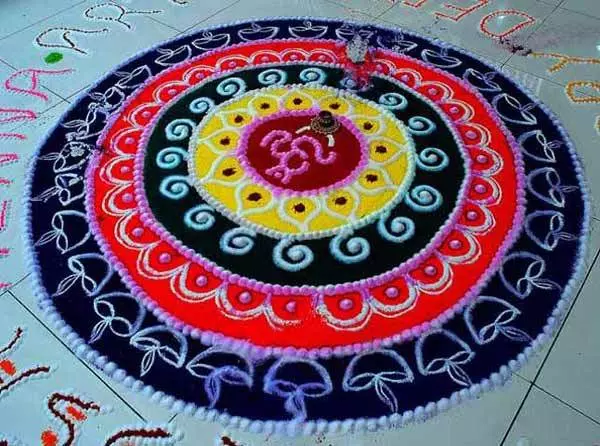 Sanskar bharti rangoli design 1