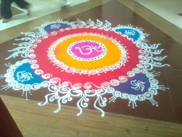 Sanskar bharti rangoli design 3