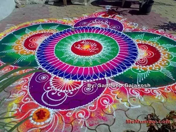 Sanskar bharti rangoli design 7