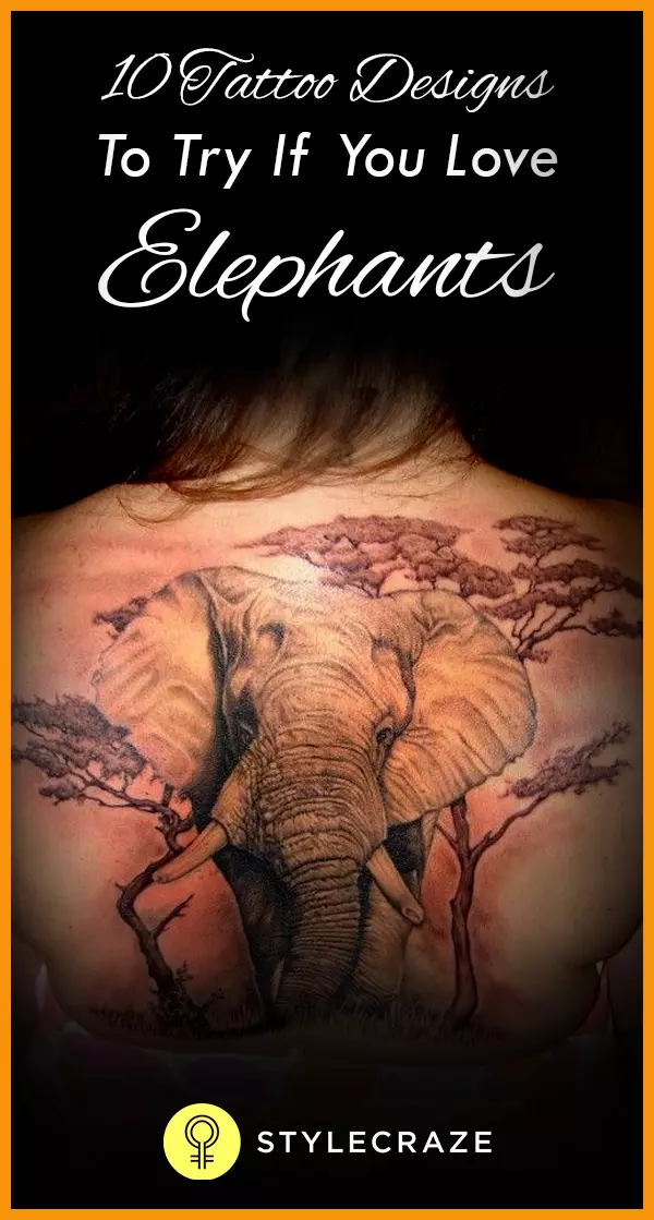 10 tatoo designs to try if you love elephant