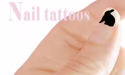 bunny nail tattoo bunny nail tattoo