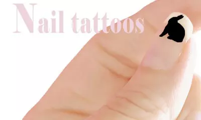 bunny nail tattoo