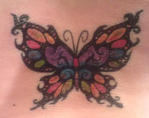 Celtic Irish Butterfly Tattoo