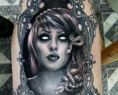 Contemporary Medusa Tattoo