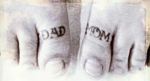 dad mom toe tattoo