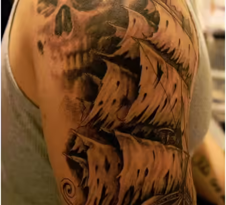 Davy Jones Pirate Tattoo Davy Jones Pirate Tattoo