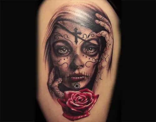 day of the dead gypsy tattoo