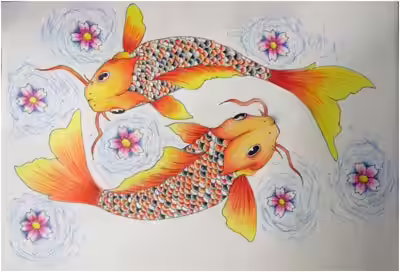 Gold Koi Fish Pisces Tattoo Gold Koi Fish Pisces Tattoo