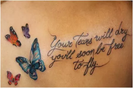 Inspiring Message Tattoo