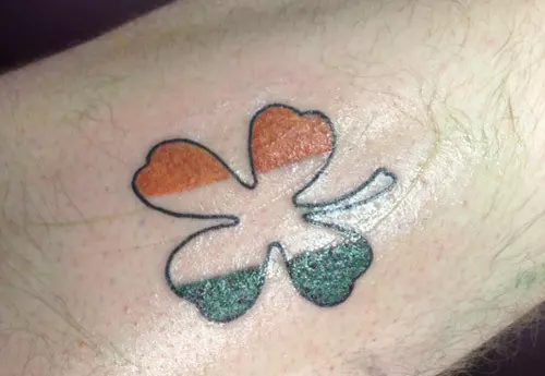 Irish Flag Tattoo