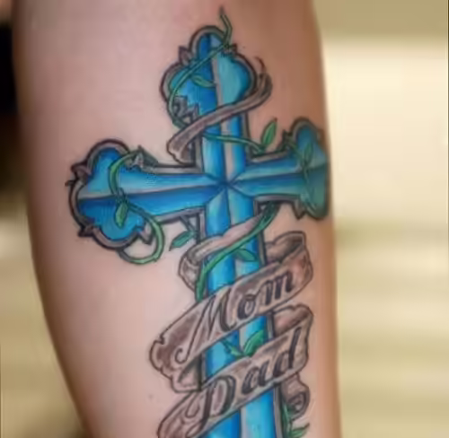 jesus mom dad tattoo jesus mom dad tattoo