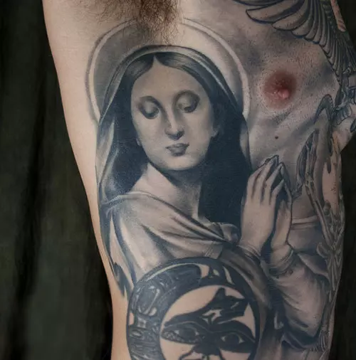 masonic virgin tattoo