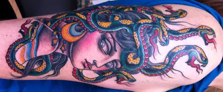 Medusa Tattoo for the Hands