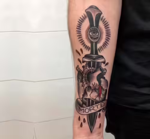 Morte Dagger Tattoo Morte Dagger Tattoo