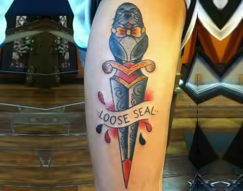Seal Dagger Tattoo Seal Dagger Tattoo