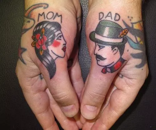 spanish mom dad tattoo