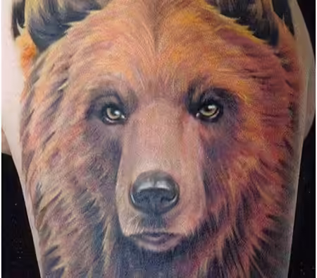 The Grizzly Head Tattoo The Grizzly Head Tattoo